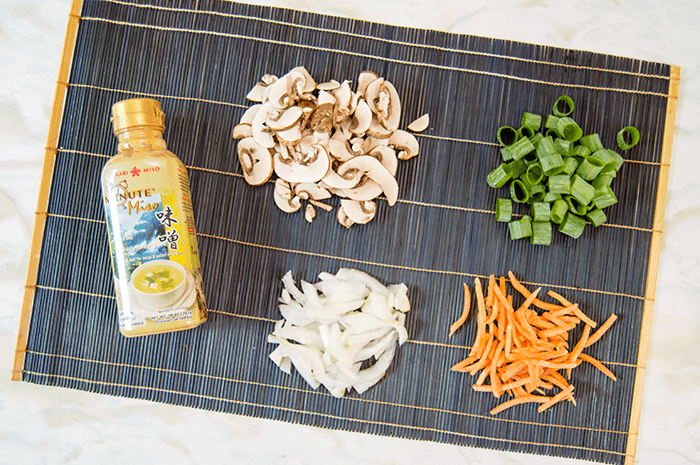 ingredients for miso soup