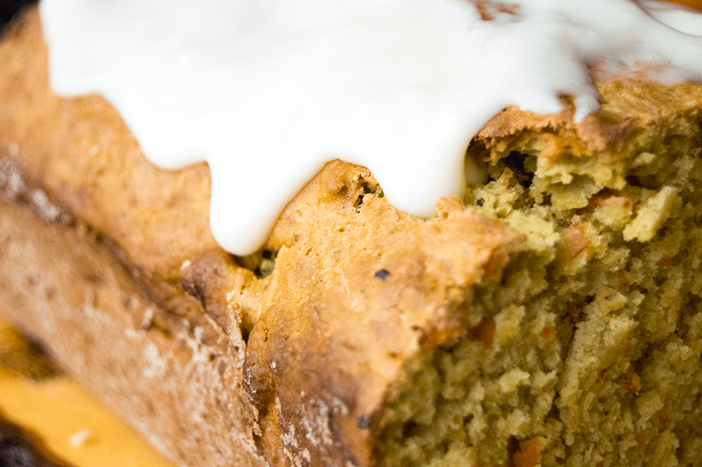 zucchini bread with icing