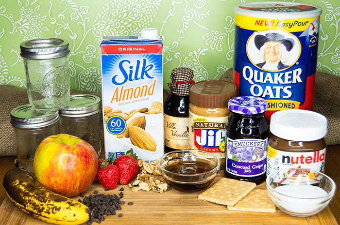 overnight oat ingredients