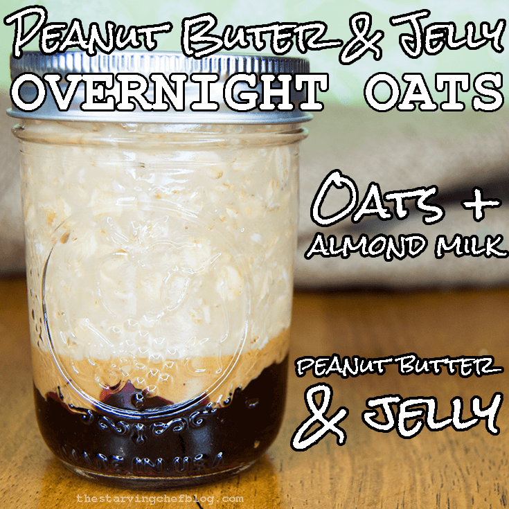 pb&j overnight oats