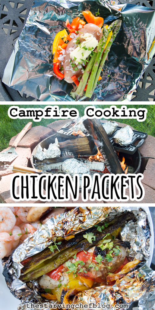 campfire cooking chicken packets