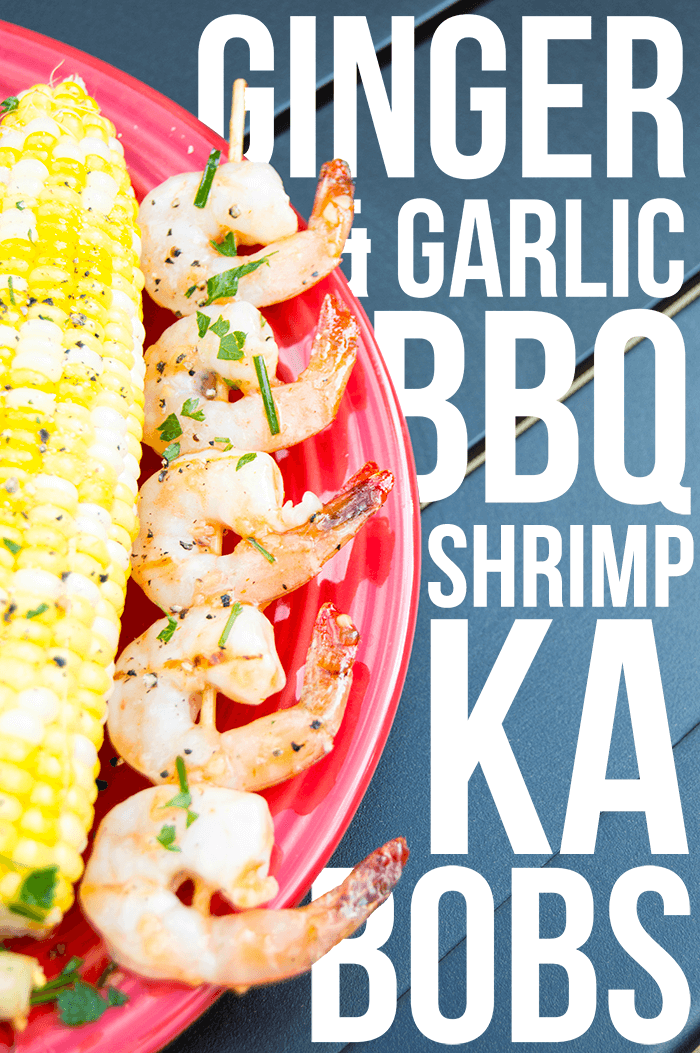 Ginger & Garlic BBQ Shrimp Kabobs