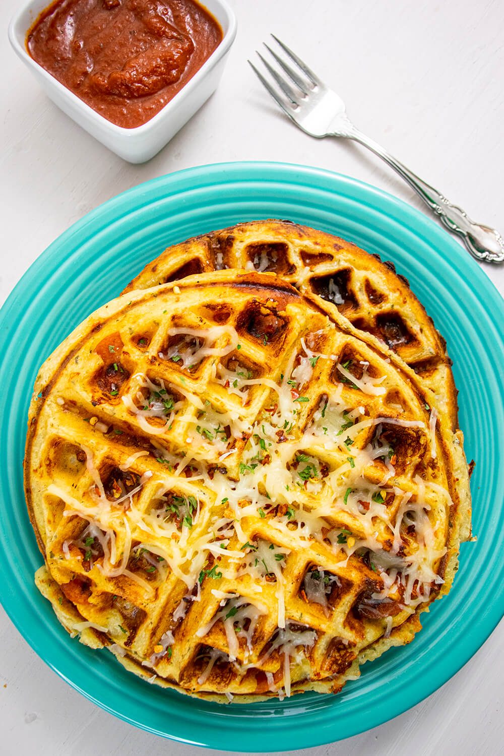 homemade pizza waffle recipe