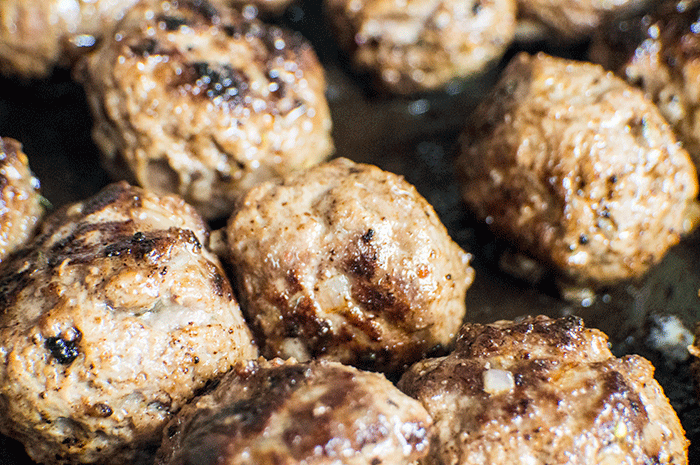 baking elk meatballs