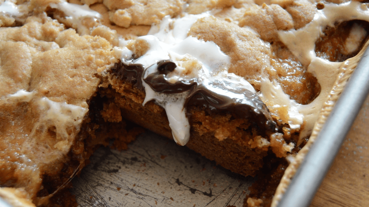 smores cookie bars