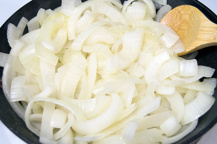 softened onions