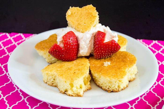 valentines day strawberry shortcake treat