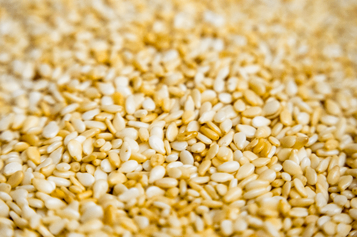 golden sesame seeds
