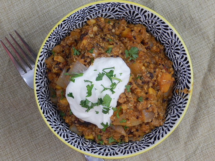 Hearty Turkey Chili with Butternut Squash (READER REQUEST!)