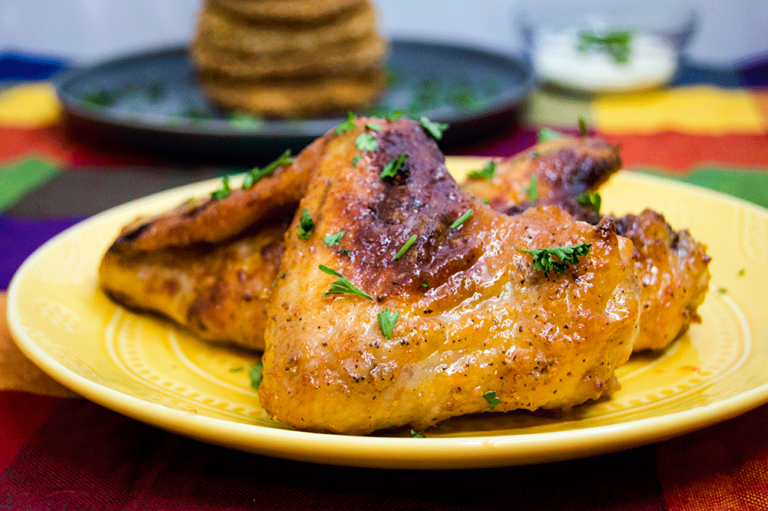 Sriracha Honey Lime Chicken Wings | Air Fryer Recipes