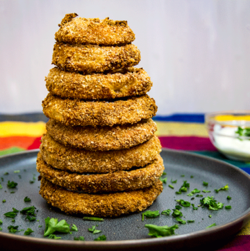 baked onion rings recipe