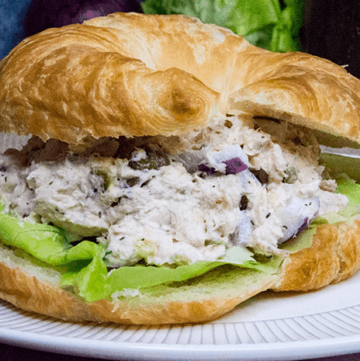 croissant tuna salad