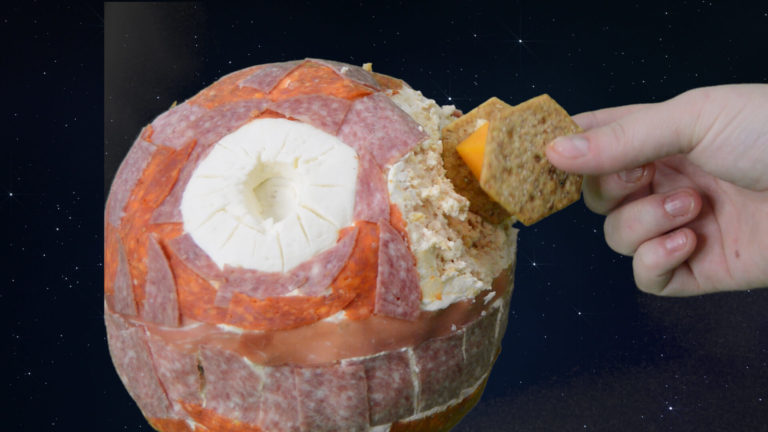 Death Star Cheese Ball | Star Wars Inspired Recipes