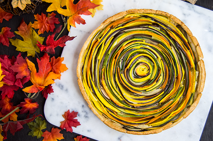 fall squash potato pie