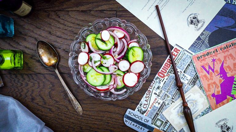 Luna Lovegood’s Radish Salad | Harry Potter Inspired Recipes