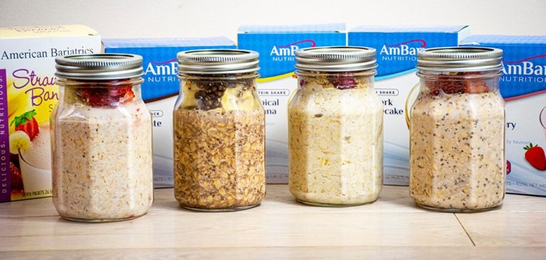 The BEST Protein Packed Overnight Oats | AmBari Nutrition