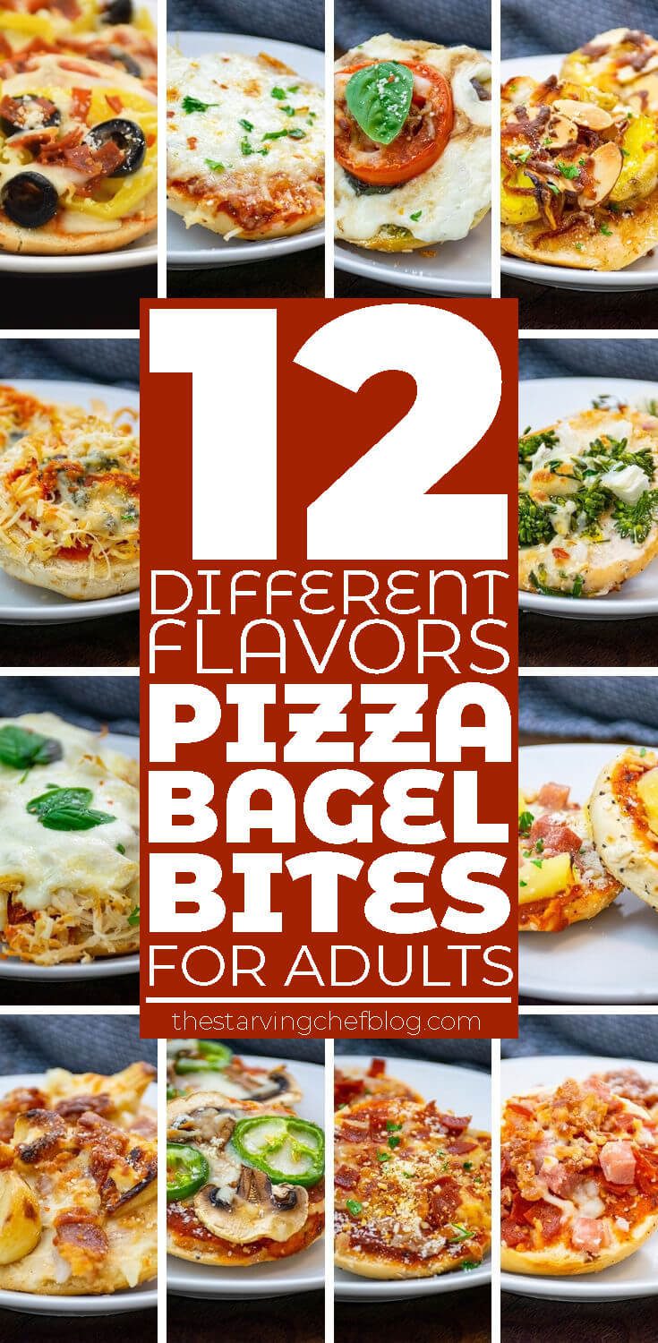 Pizza Bagels For Adults
