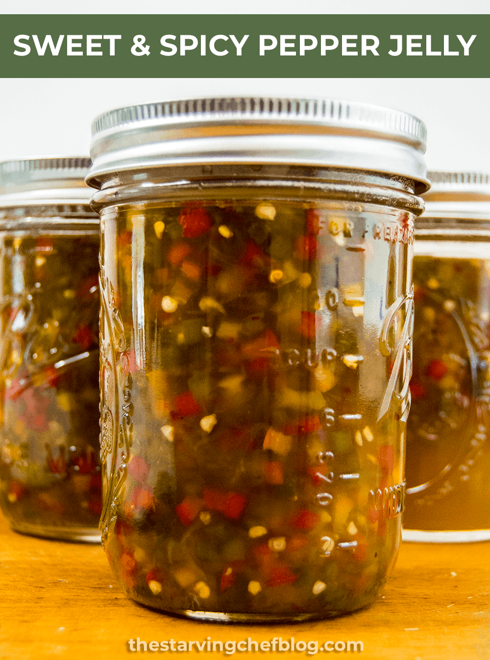 No Pectin Pepper Jelly Recipe The Starving Chef