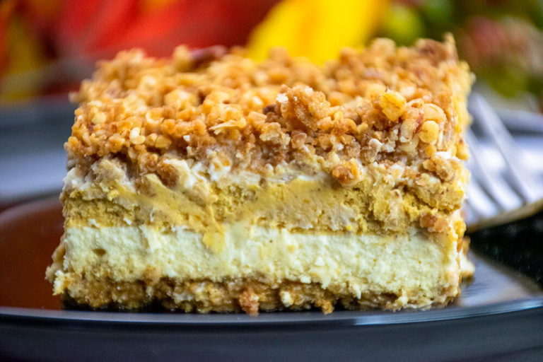 Pumpkin Spice Double Layer Cheesecake