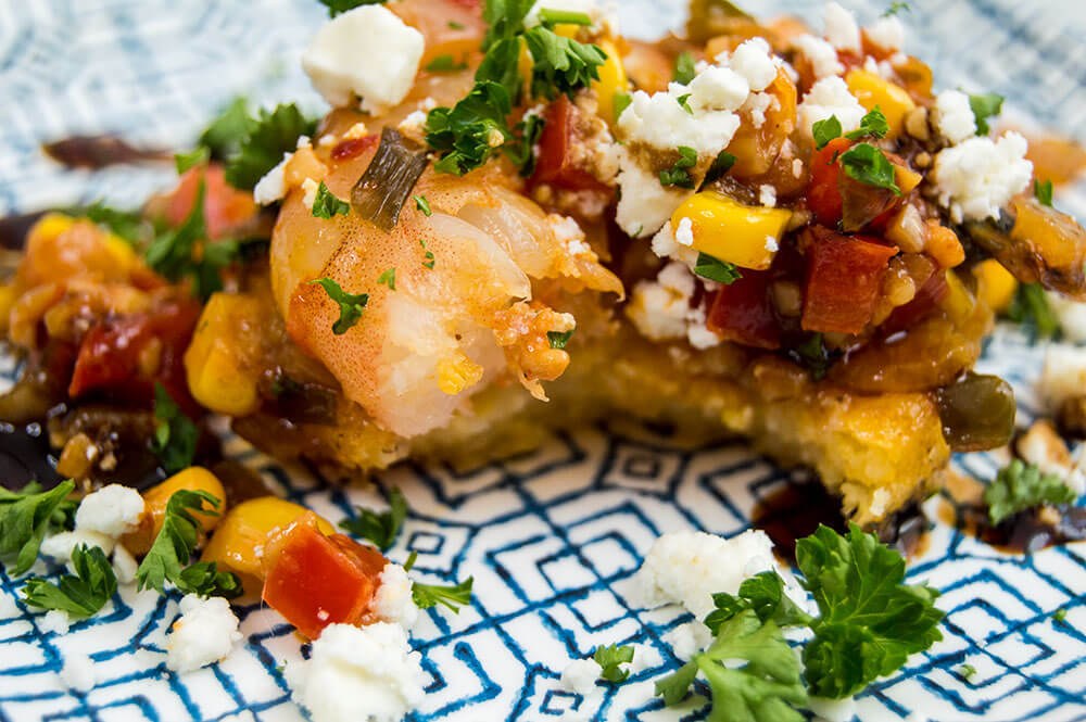 shrimp polenta