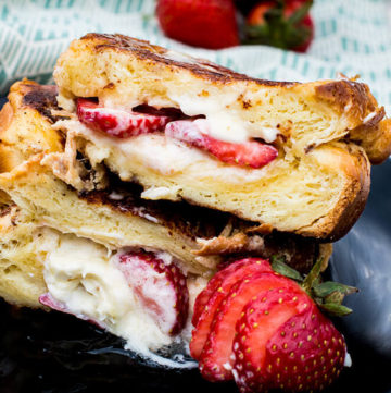 strawberry challah french toast