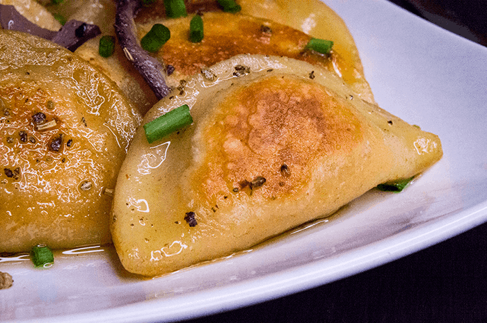 Sweet Potato Pierogies in Brown Butter Sage Sauce