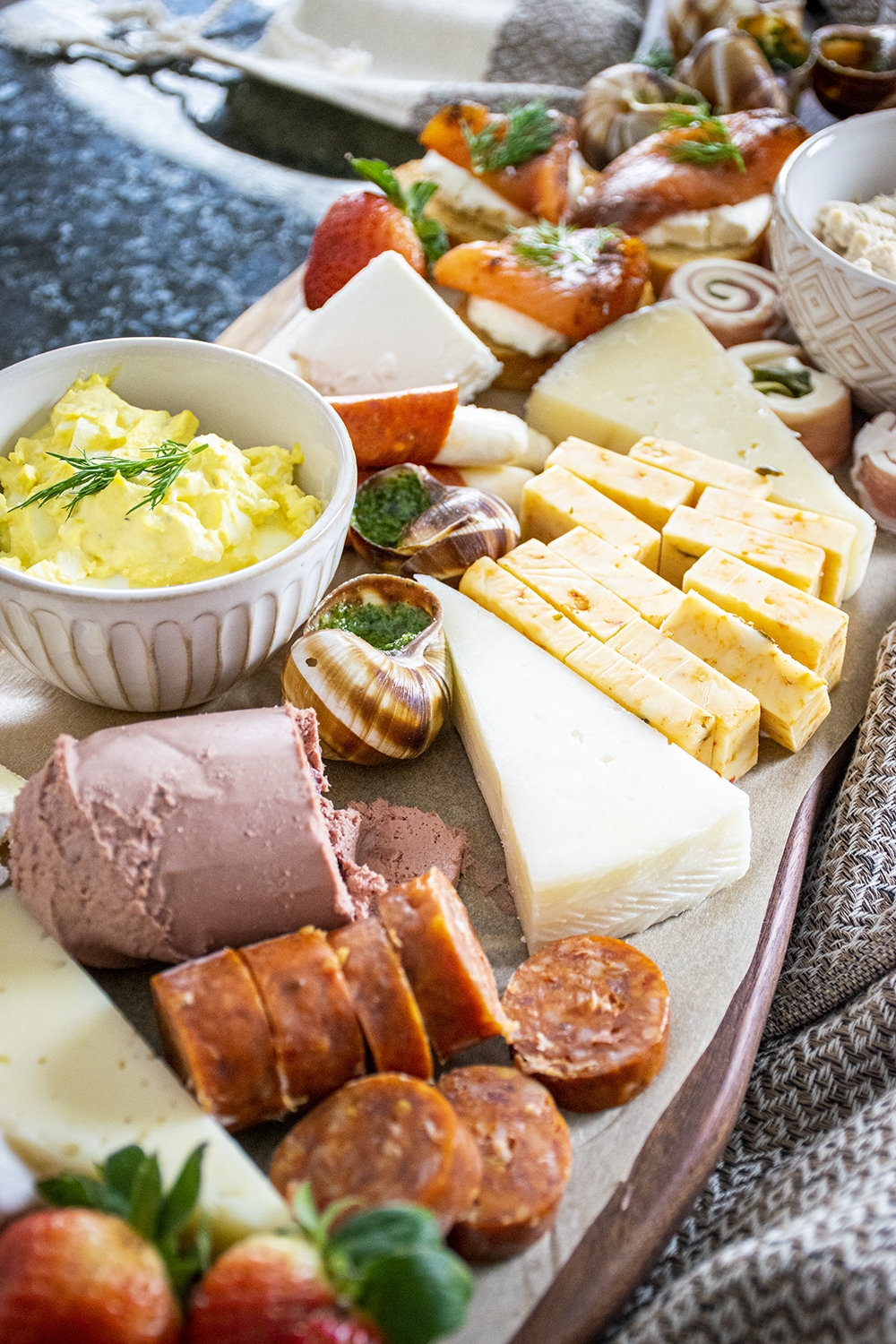 cheese and meat board