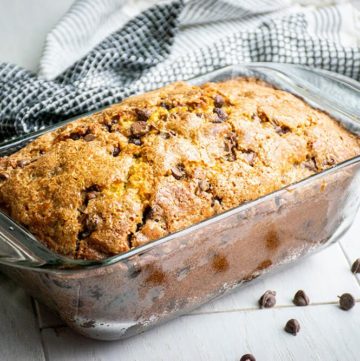 chocolate chip bread loaf
