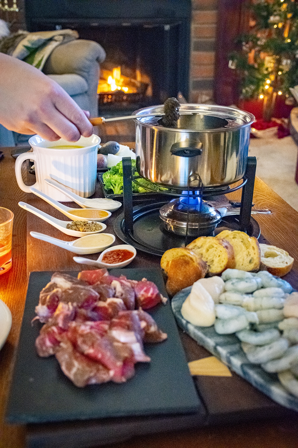 easy fondue night