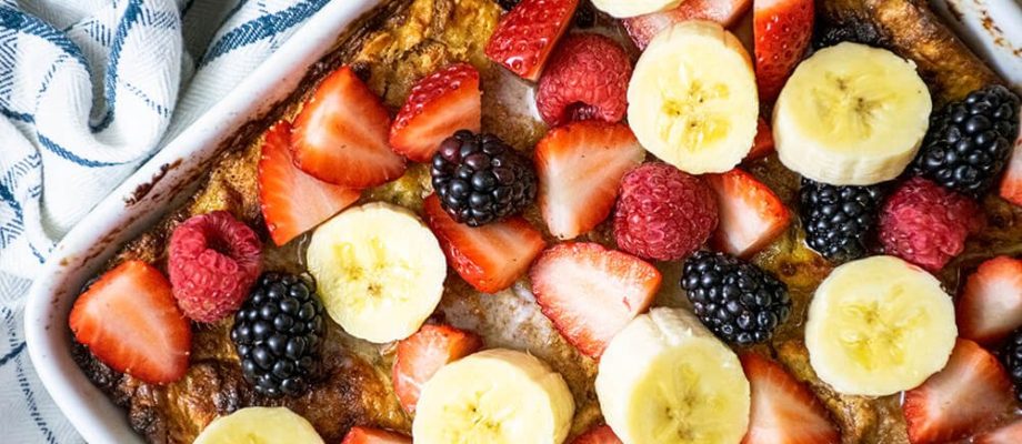 easy french toast casserole