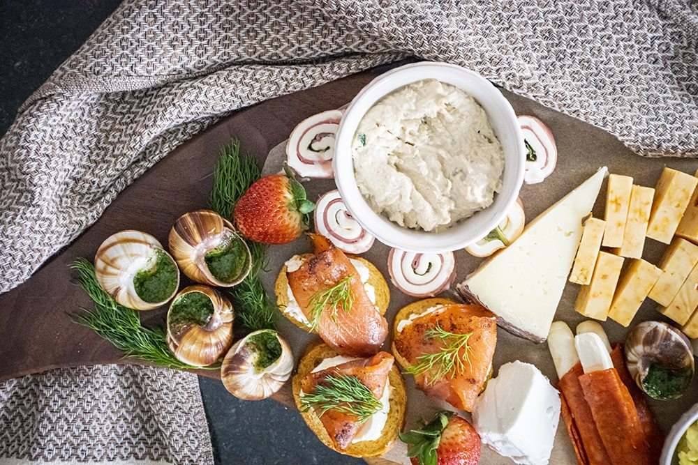 elegant cheese board