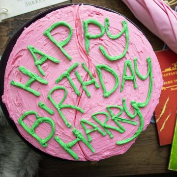 HP Saturday Ft Harrys 11th Birthday Cake from Hagrid  Dinner and a Novel