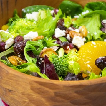 healthy winter salad
