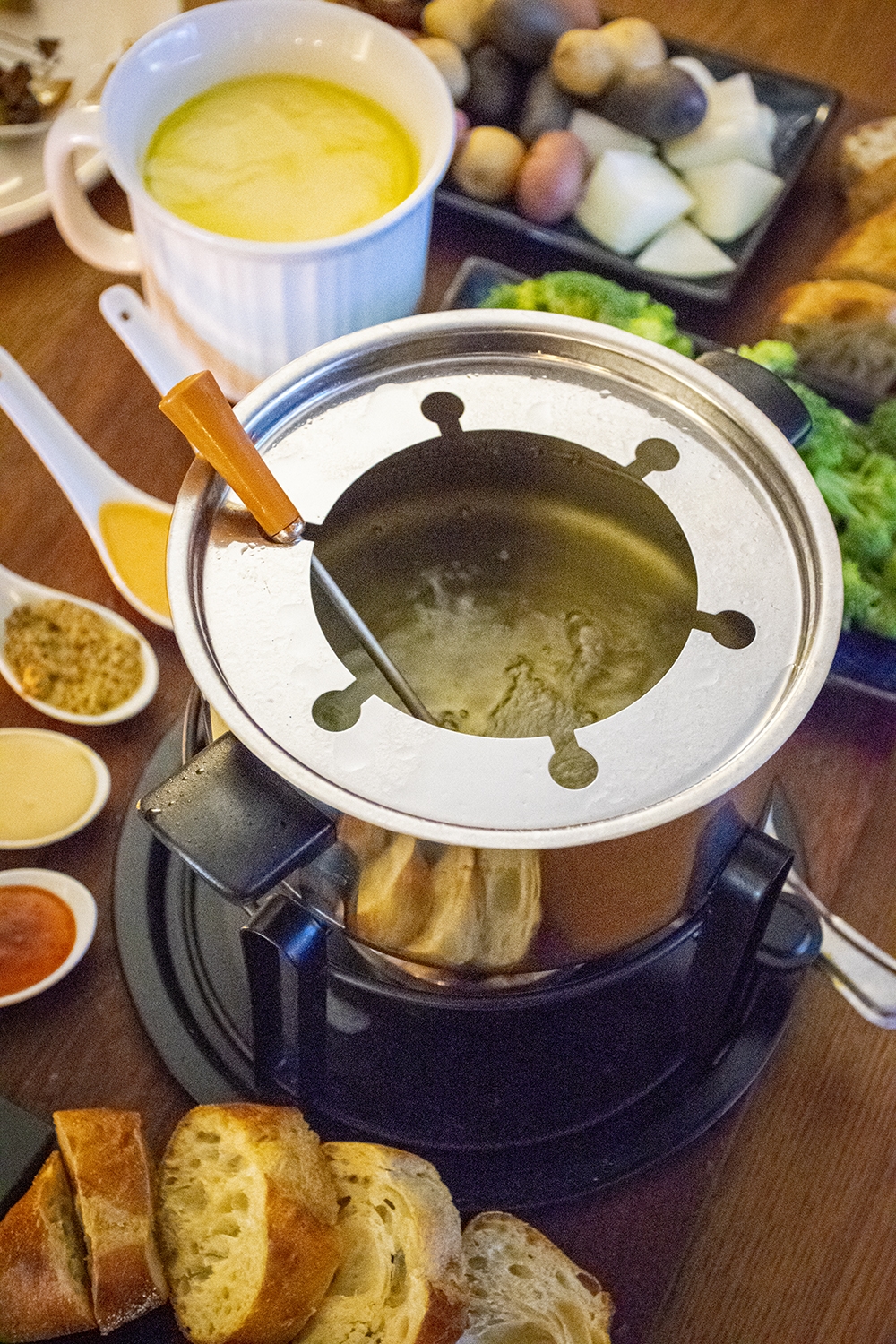 Easy Cheese Fondue for Two (the Best At Home Date Night!)