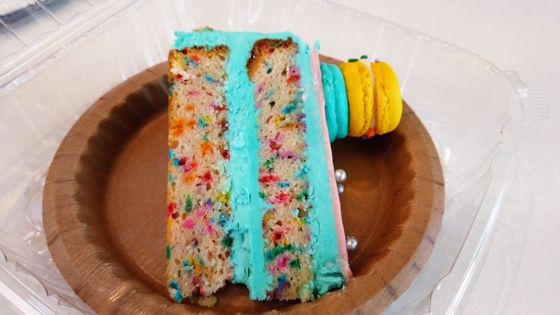 birthday macron cake
