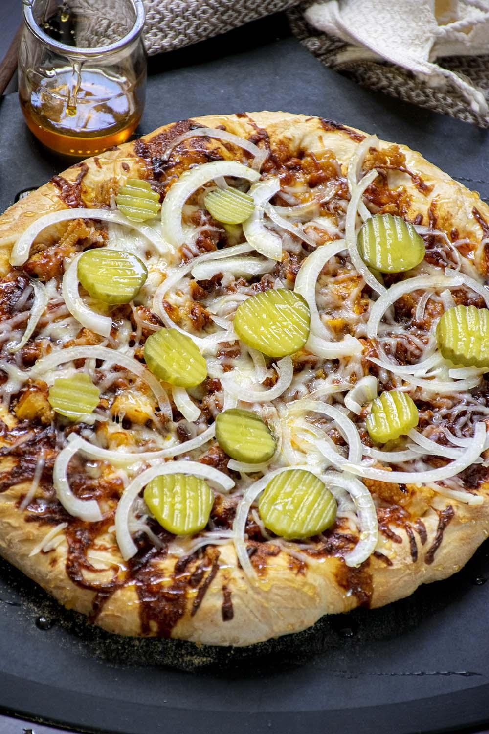 Nashville Hot Chicken Pizza