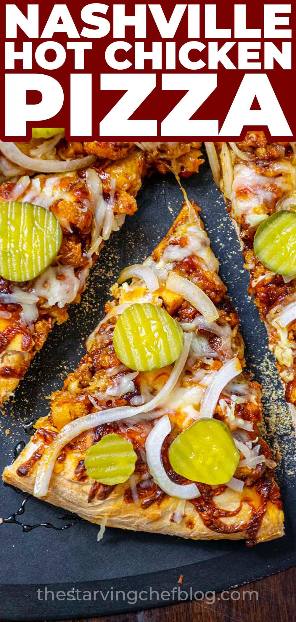 hot chicken pizza