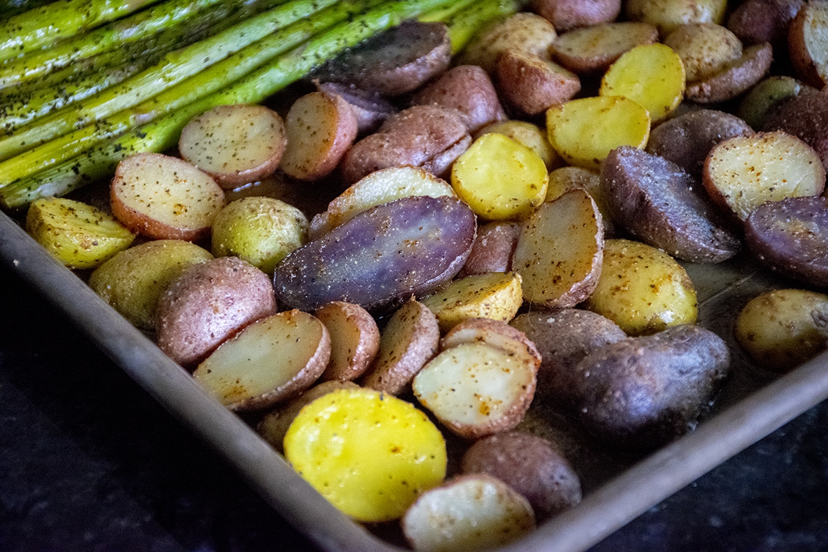 simple roasting potatoes
