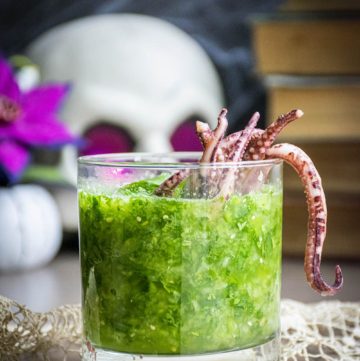 scary halloween cocktail