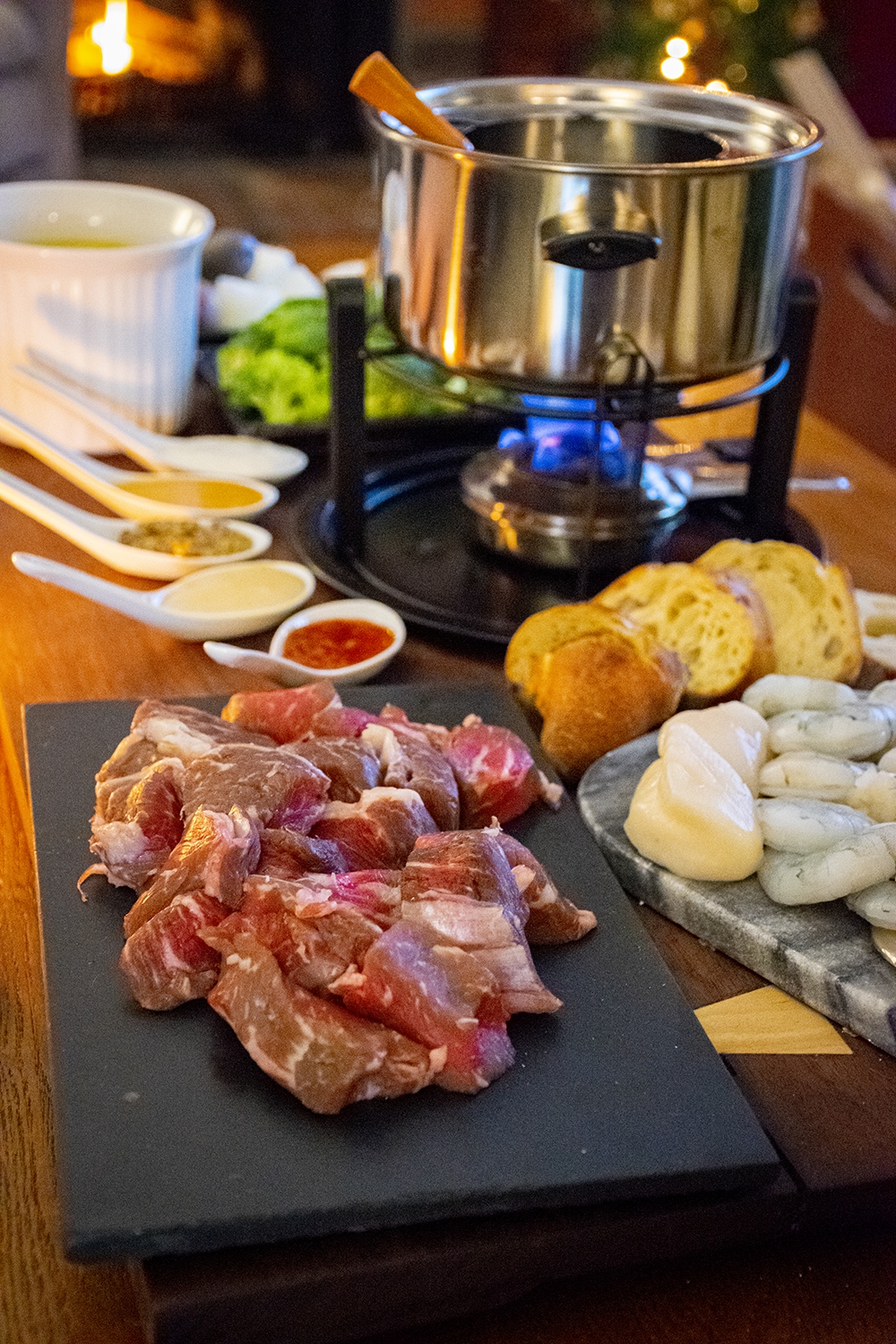 Oil fondue / Meat fondue (electric fondue set), Recipe