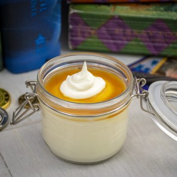 three broomsticks potted cream