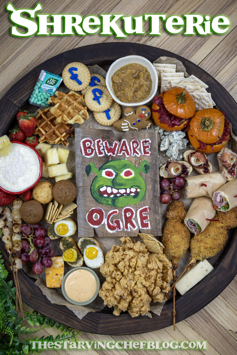 The SHREK Cheese Board aka “Shrekuterie”