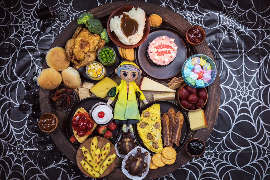 coraline snack board ideas