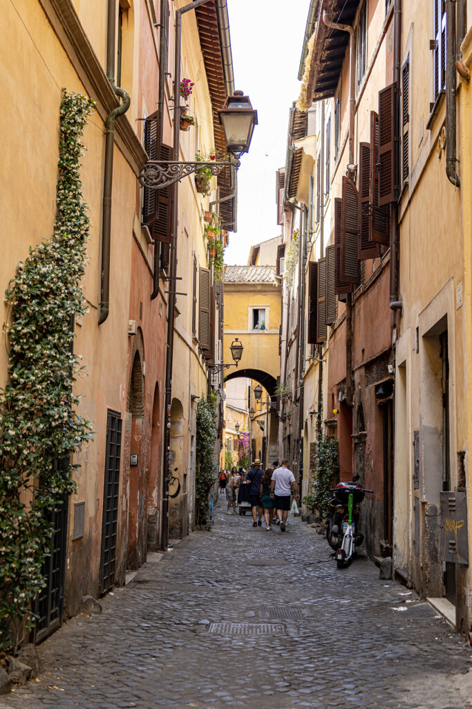 rome, italy alley ways