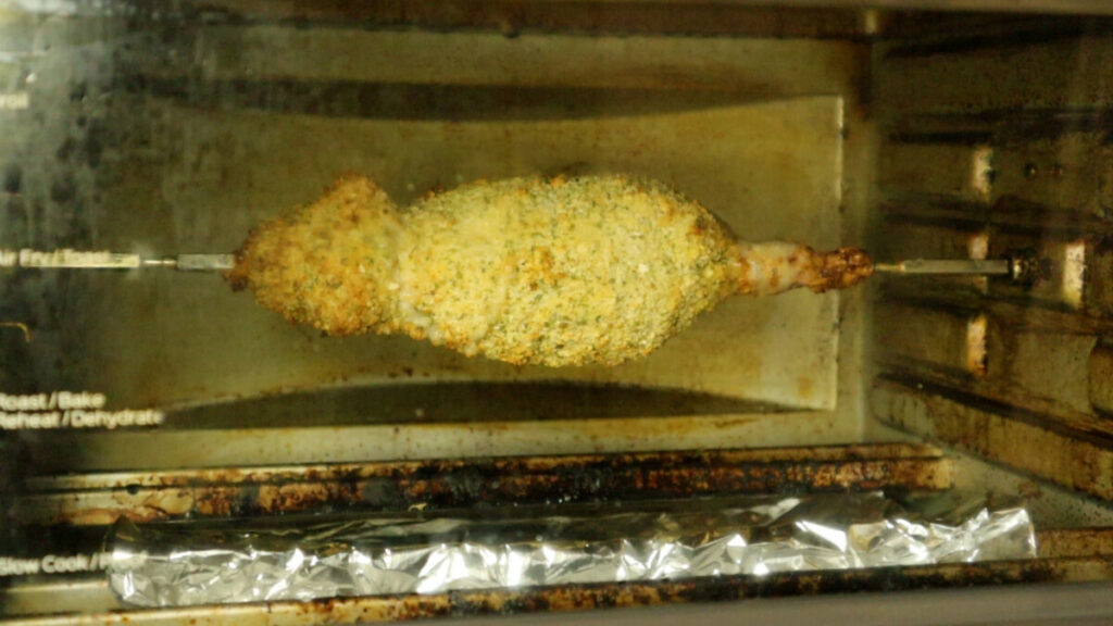 rotisserie weed rat from shrek in an air fryer