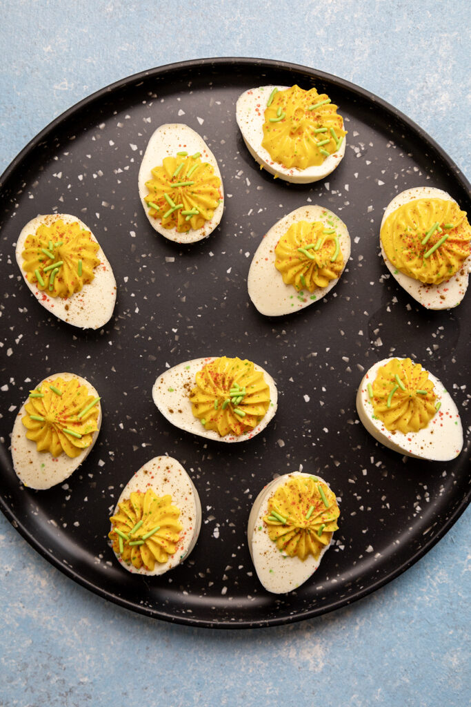april fools day recipe for deviled egg cheesecakes