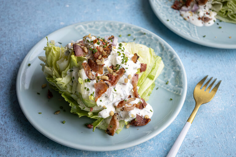 Buttermilk Ranch Goat Cheese Wedge Salad