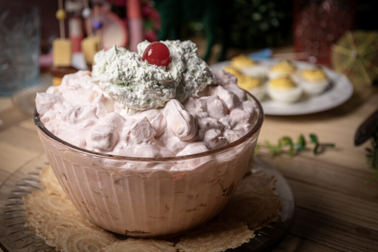 Ambrosia Salad Inspired by Edward Scissorhands